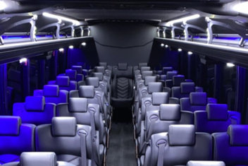 Billings Charter Bus Interior