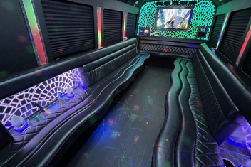 Billings Limo Bus Interior