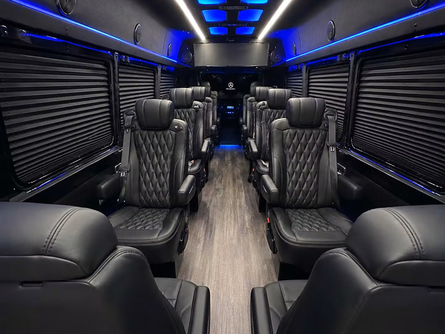 sprinter van with driver interior